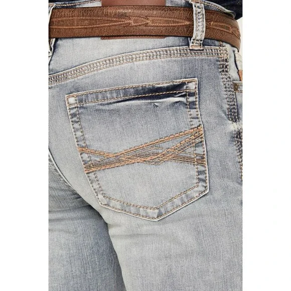 RANK 458 MEN'S RINGO SLIM STRAIGHT 32x32 PERFORMANCE STRETCH DENIM JEANS NWT - Picture 5 of 16